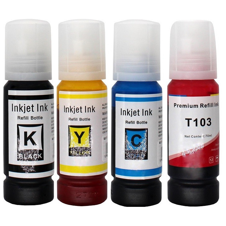 Συμβατά μελάνια Epson 103 - Multipack Yellow / Cyan / Magenta / Black (70ml) (C13T00S64A) (EPST00S64A)