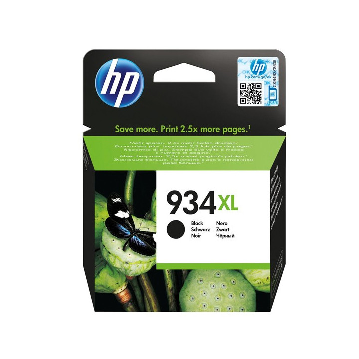 HP Μελάνι Inkjet No.934XL Black (C2P23AE) (HPC2P23AE)