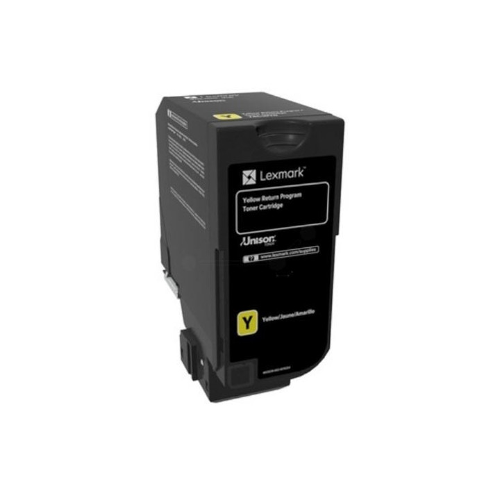 LEXMARK CS720/CS725/CX725 YELLOW RET. P. TONER CRTR (74C20Y0) (LEX74C20Y0)