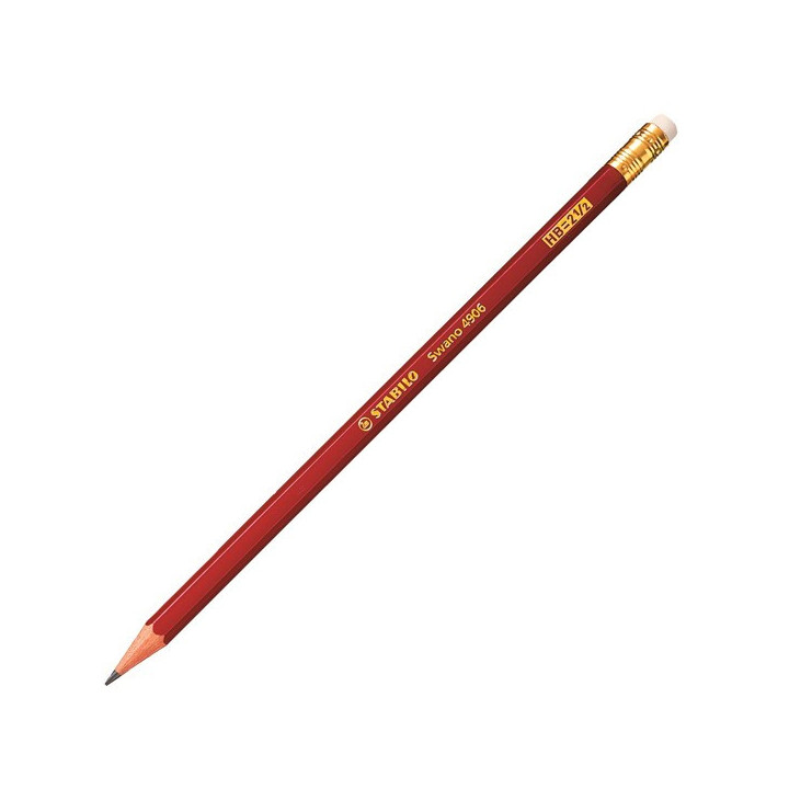 Μολύβι Ξύλινο Με Γόμα STABILO 4906 HB (STB4906)